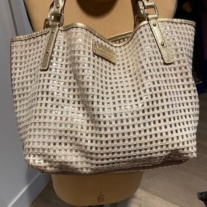 Kate Spade Metallic Beach Tote